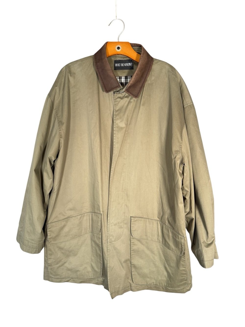 Vintage Holt Refrew Barn Chore Coat Green Normcore Cabincore Minimalist L